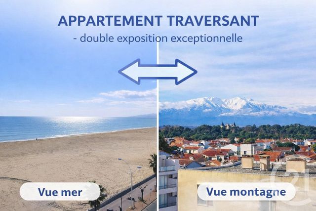 Appartement F3 à vendre - 3 pièces - 45.3 m2 - CANET EN ROUSSILLON - 66 - LANGUEDOC-ROUSSILLON - Century 21 Villa Canédo